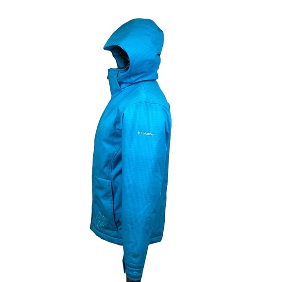 Columbia Omni-Tech Ski Coat Jacket Turquoise - Picture 2 of 16